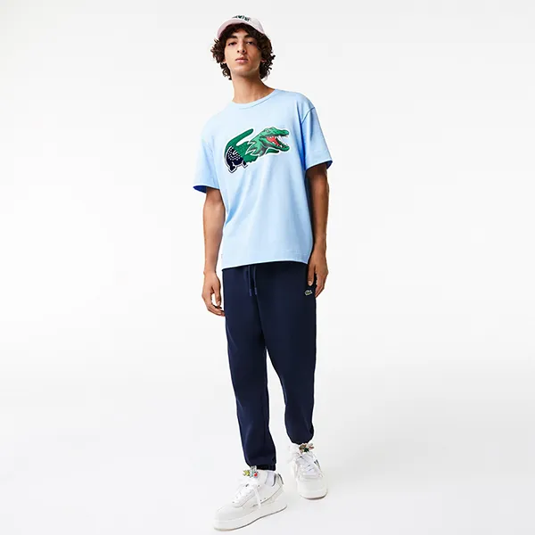 Camiseta Lacoste Holiday - Azul bebe
