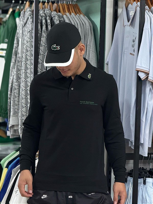 Polo Lacoste Manga Longa Sportswear