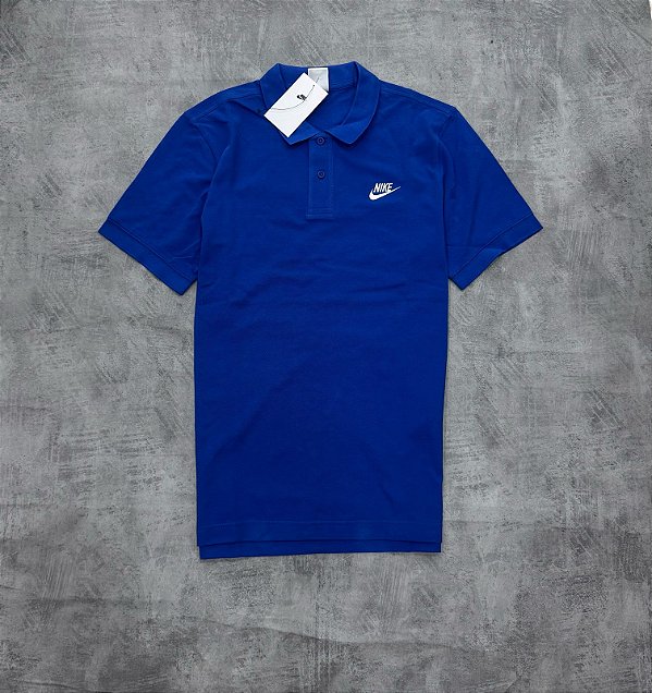 Camisa Polo nike sportwear azul royal - cj4456-480