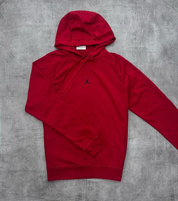Blusão DRI-FIT SPORT CROSSOVER FLEECE HOODIE- VERMELHO