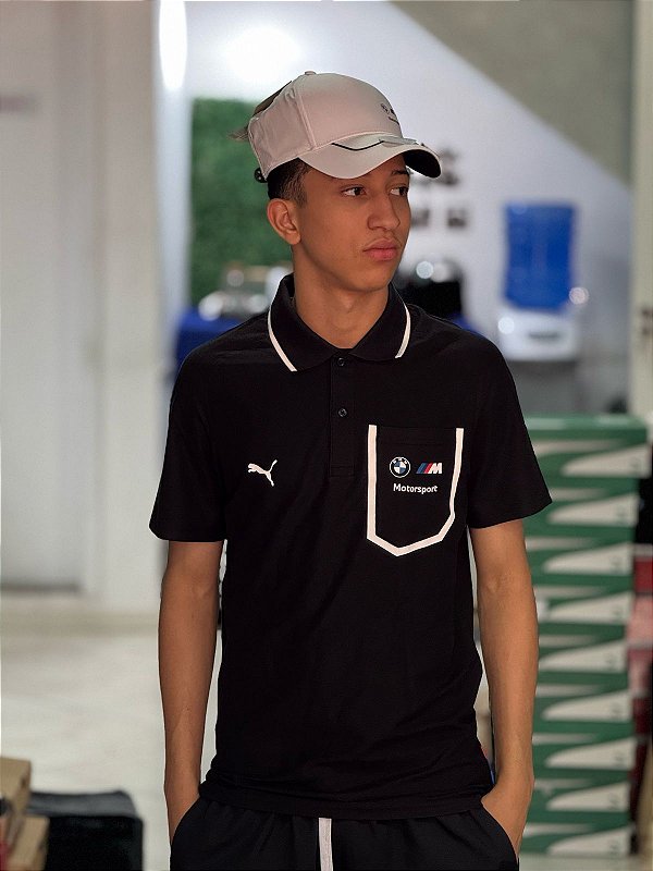 Camisa Polo BMW M Motorsport - Preta