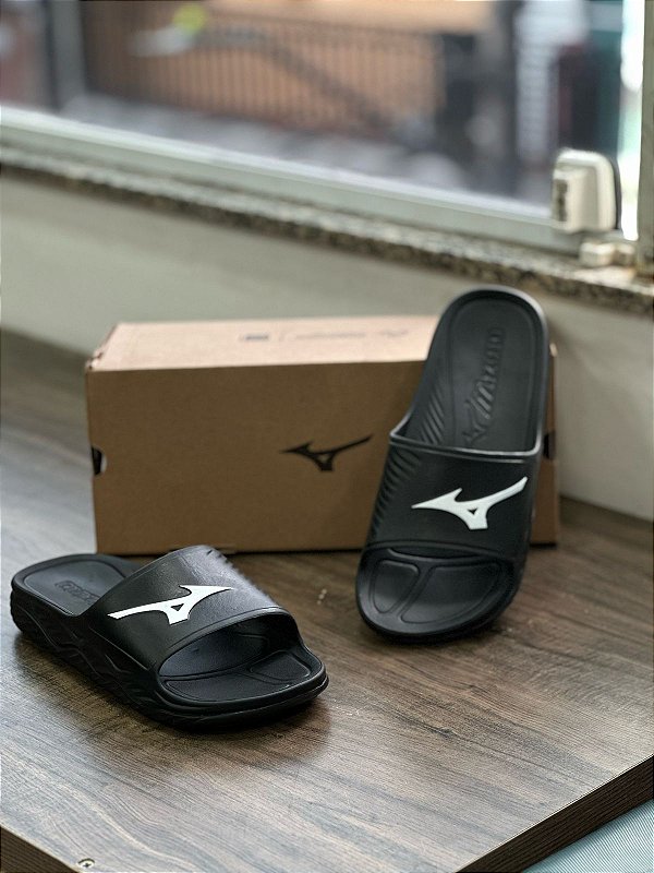 Slide Mizuno Enerzy- Black+ White