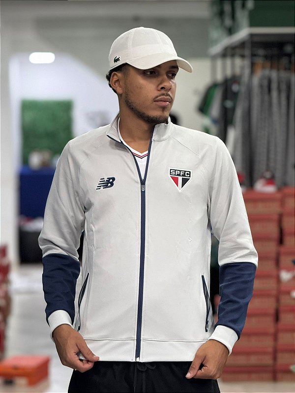 Jaqueta Viagem Spfc 2024 Masculina Cinza