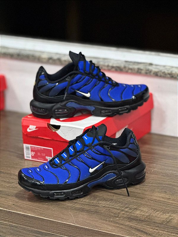 Nike Air Max Plus Premium "Black & Racer Blue"