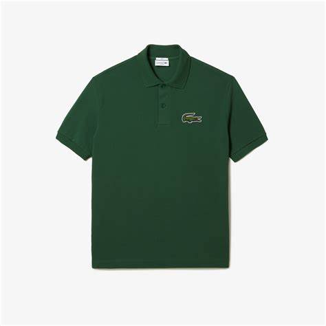 Polo Lacoste Loose Fit L.12.12 Pique Shirt- Verde Militar