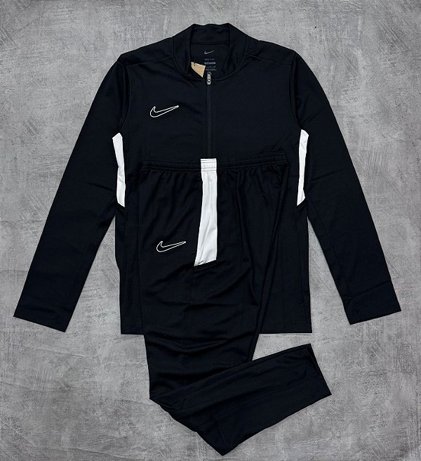 Conjunto Nike Academy Dri-Fit - Preto