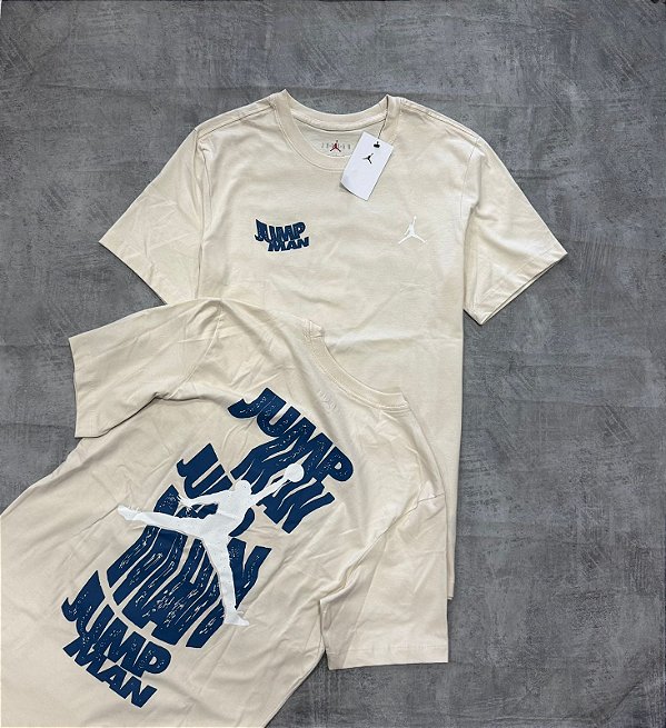 Camiseta Nike Air Jordan Brand Jump Man FN6029 Creme