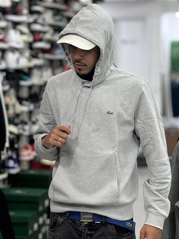 Moletom lacoste fechado cinza - SH0232-23-CCA