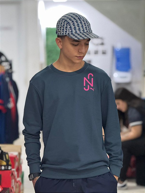 Blusao Neymar Jr crew - Azul marinho