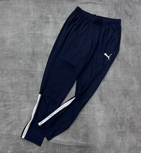 Calça puma team liga azul marinho- 705618-02