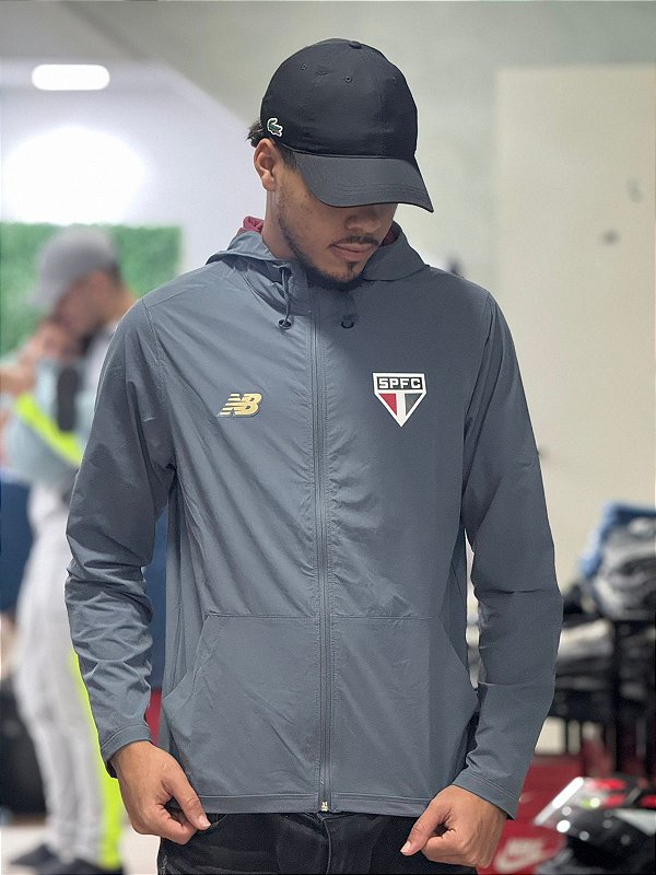 Jaqueta Viagem Spfc 2025 Masculina CINZA