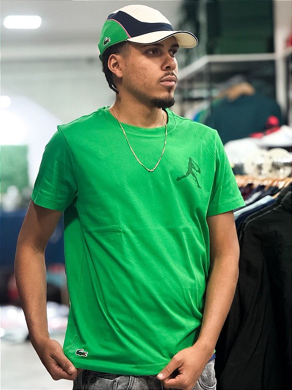 Camiseta lacoste djokovic VERDE