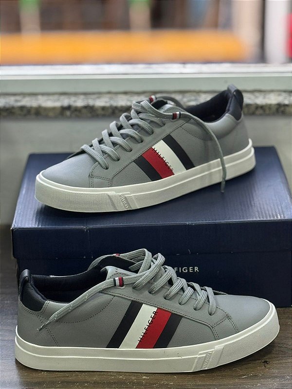 TÊNIS TOMMY HILFIGER DINO- CINZA