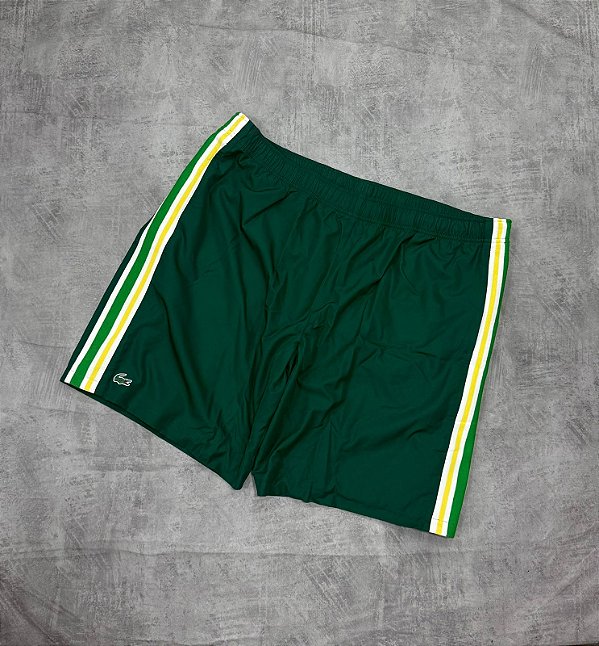 Bermuda lacoste 2faixa verde