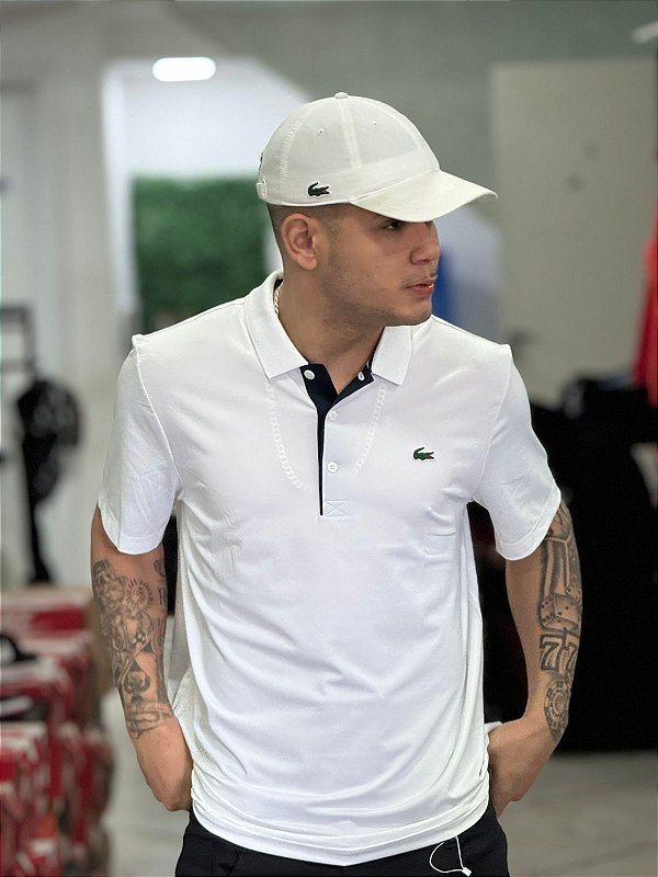 Polo Lacoste Sport - Branca