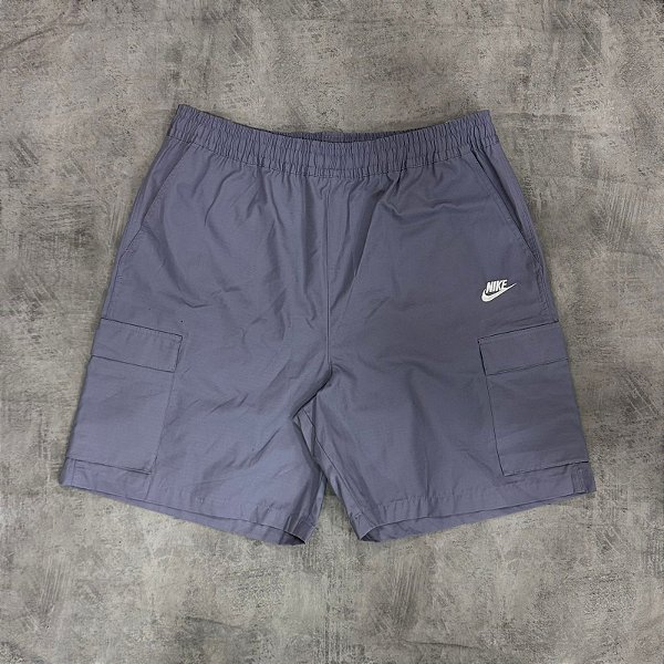 Bermuda Nike Cargo Masculina - Cinza FB124
