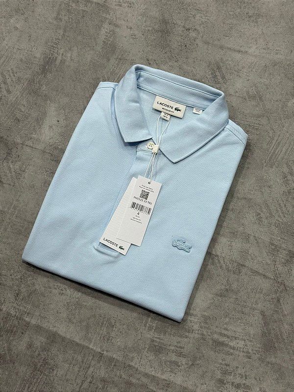 Polo Lacoste Paris - Azul bebe