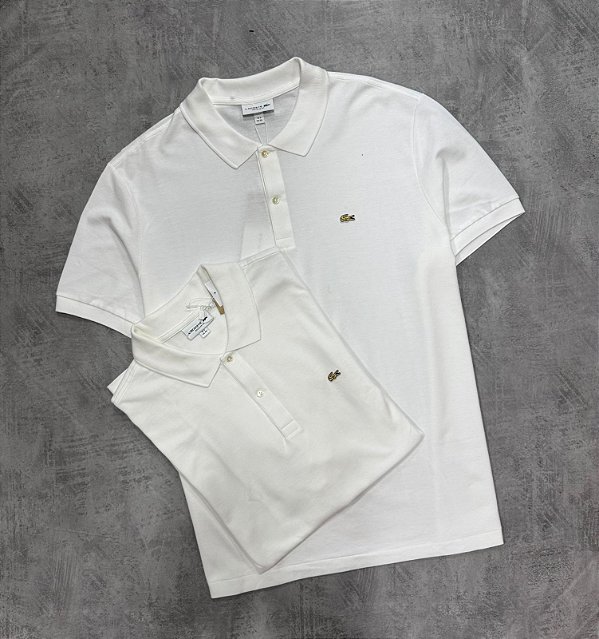 Polo Lacoste WISH EDITION CROCO GOLD