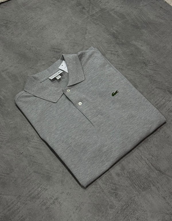 Polo Lacoste L.12.12- CINZA