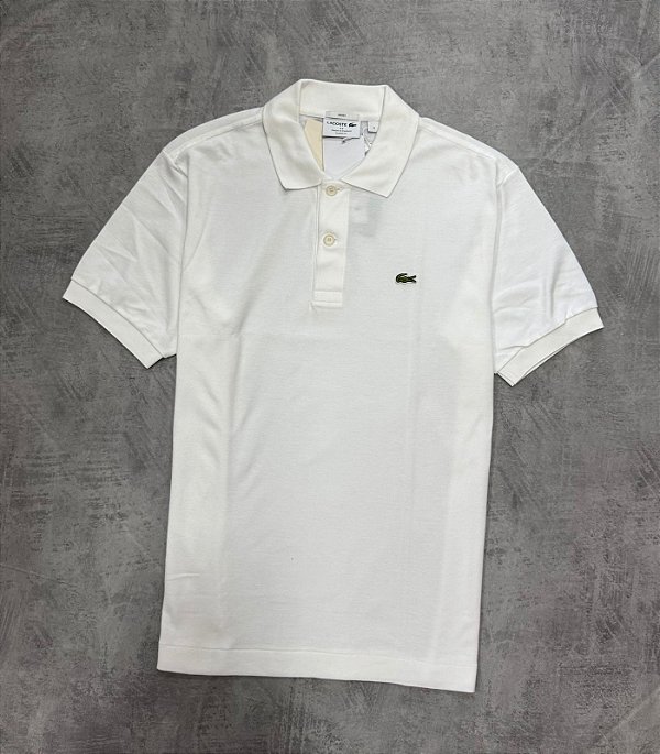 POLO LACOSTE CLASSIC FIT- BRANCA