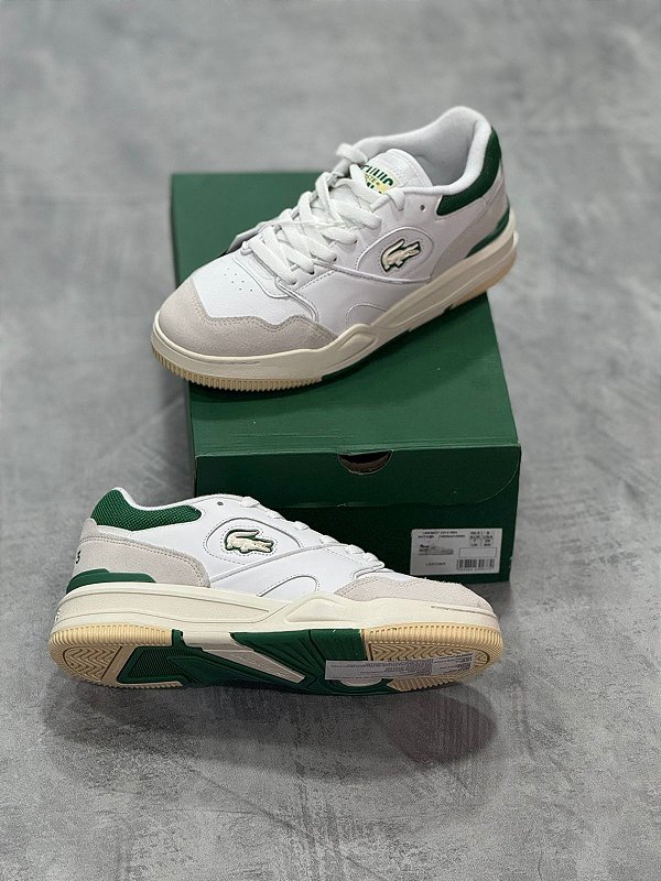 Tenis Lacoste lineshot branco+verde