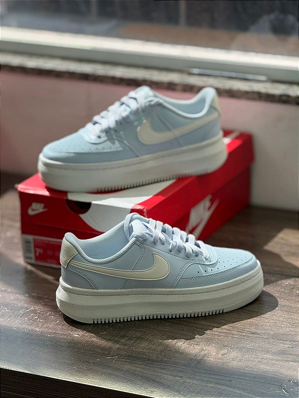 NIKE COURT VISION PLATAFORMA BRANCO|LILÁS
