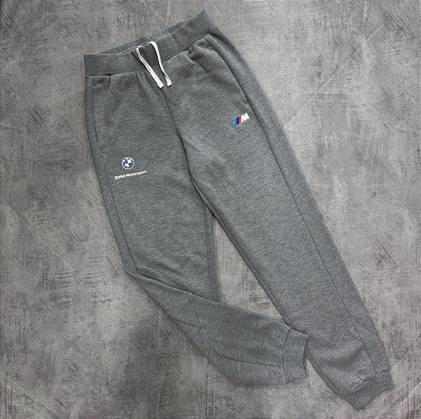 Calça Moletom Puma BMW - Cinza
