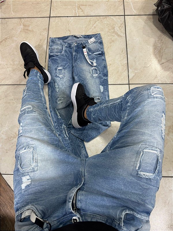 CALÇA JEANS CLARA BOXER JEANS- 1820
