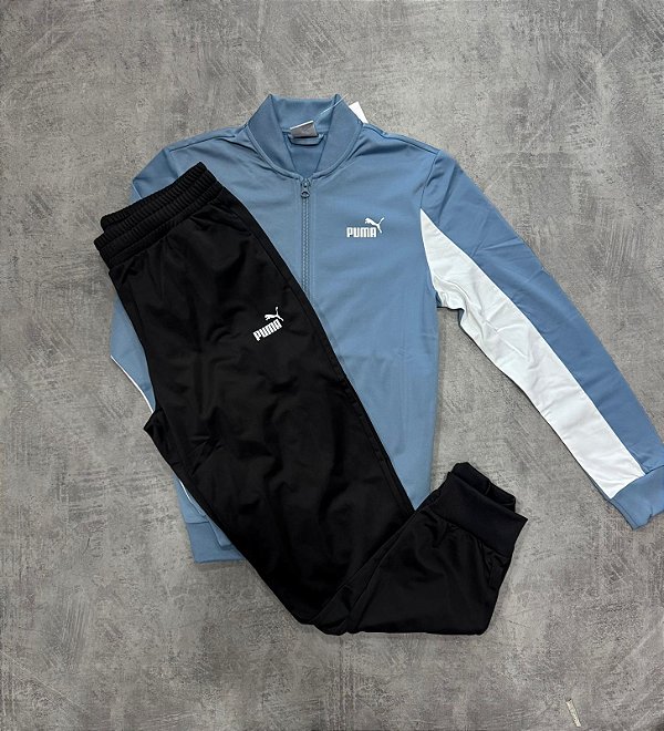 Conjunto Puma Baseball Feminino - Azul Celeste