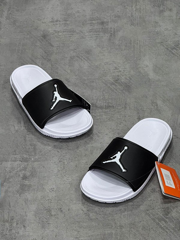 Slide Jordan Jumpman - Branco + Preto