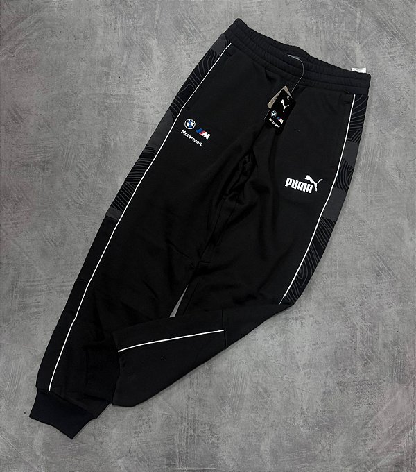 Calça puma bmw preto motorsport 624134-01