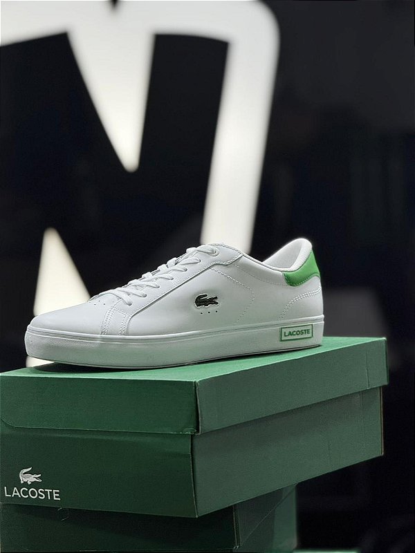 Tênis Lacoste Power Court - Wht/Green