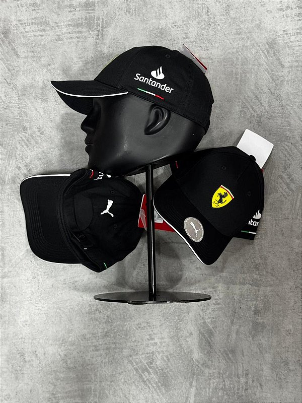 BONÉ PUMA FERRARI SANTADER- PRETO