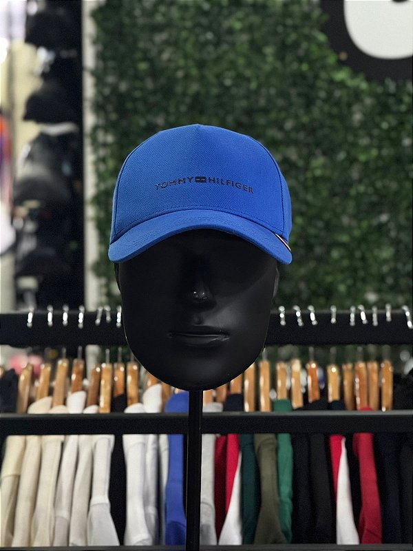 BONÉ TOMMY HILFIGER LETREIRO- AZUL ROYAL