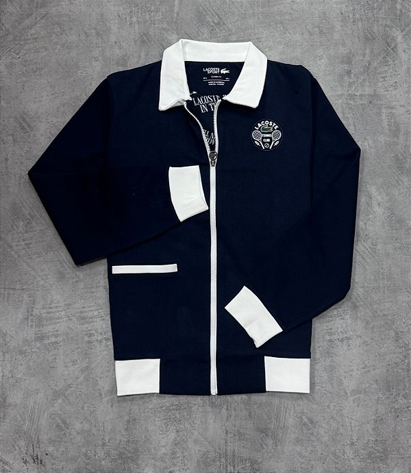 Jaqueta Lacoste Tennis Club  Classic fit - Azul marinho
