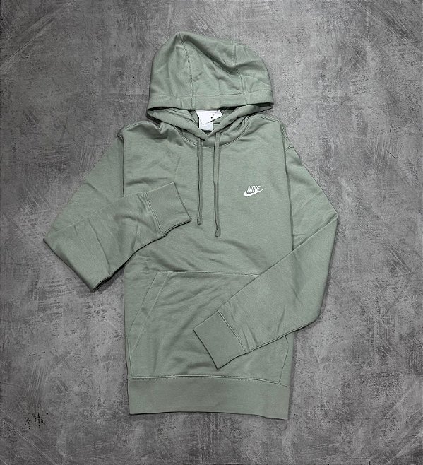 MOLETOM NIKE SPORTWEAR CANGURU- VERDE OLIVE