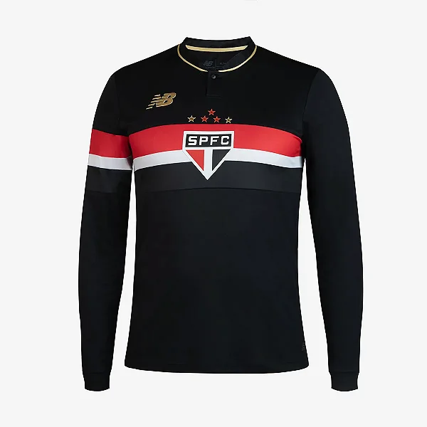 Camisa Manga Longa Comemorativa Spfc 2025 Masculina