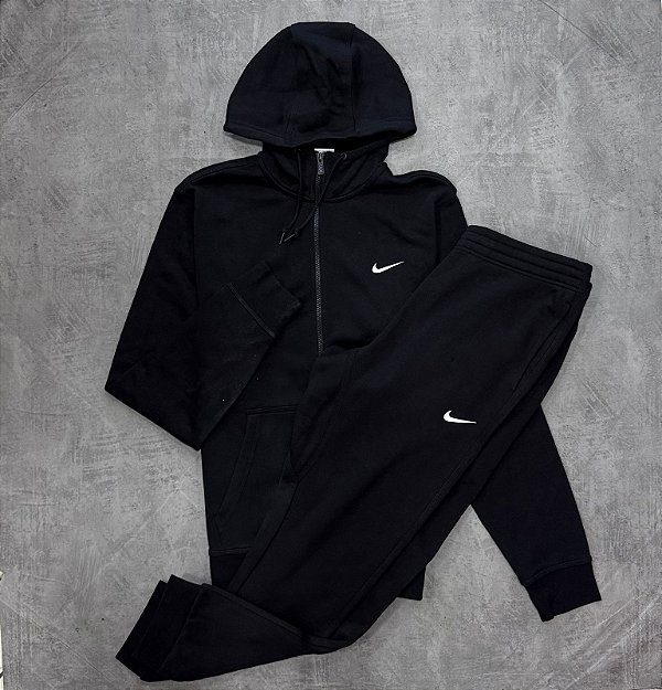 Conjunto nike mini swoosh preto