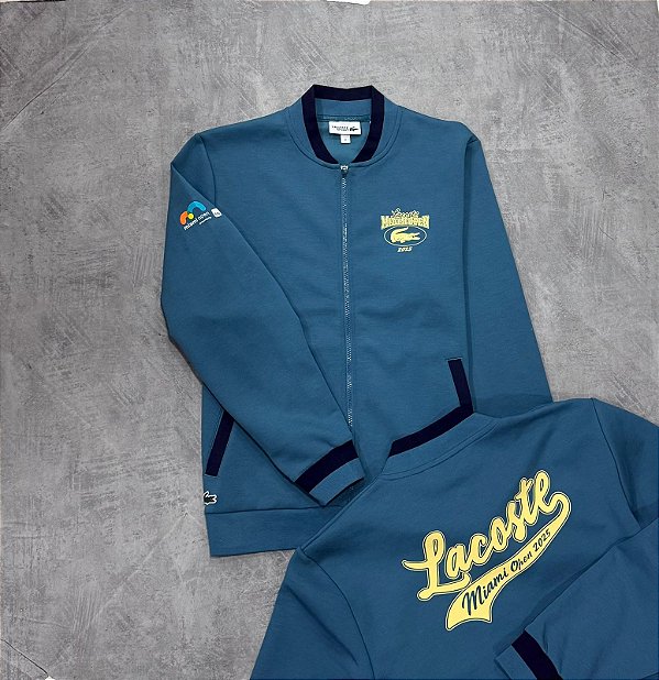 Jaqueta lacoste Sport Miami Open 2025 - Azul ciano