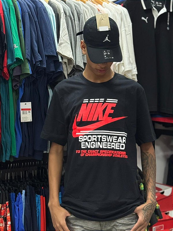 Camiseta Nike Hq9157-010 Nsw Futura - Masculino