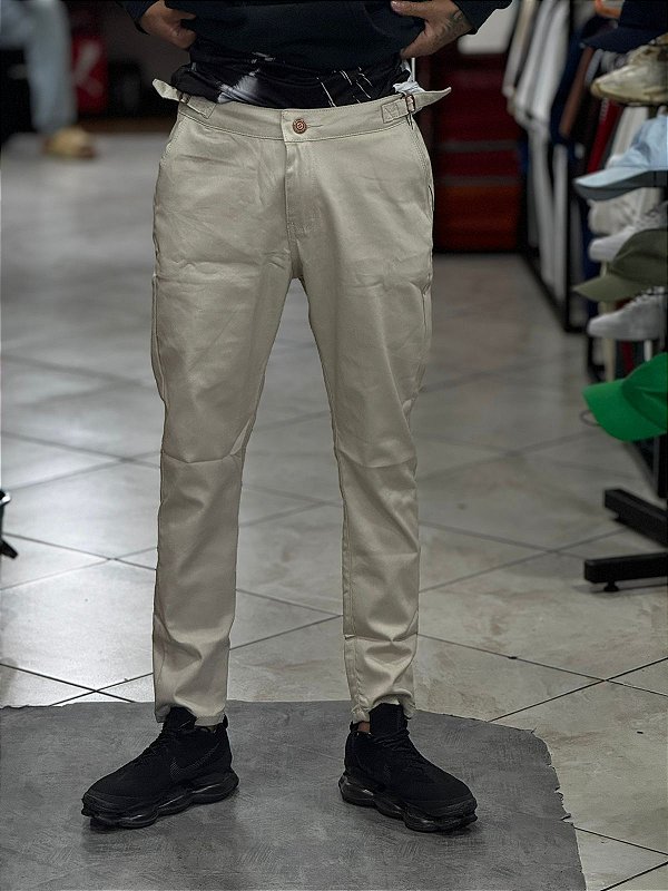 CALÇA ALFAIATARIA- BEGE AREIA