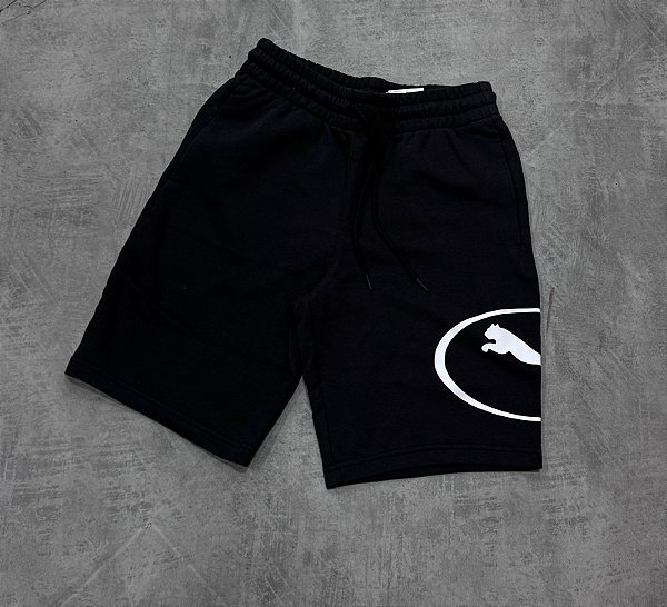 bermuda  Puma Sport Graphic - Preto