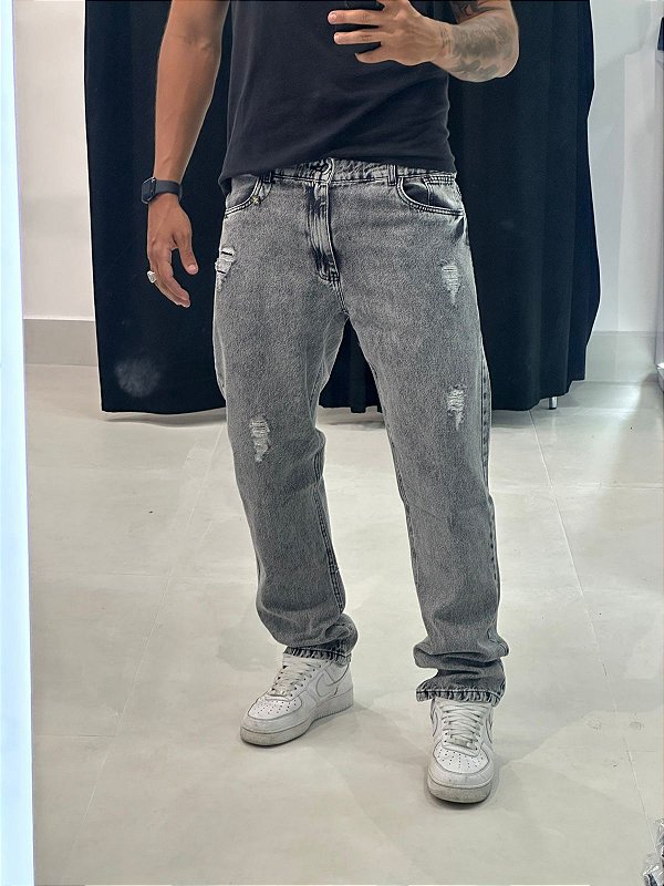 Calça jeans presence corte reto - 7566