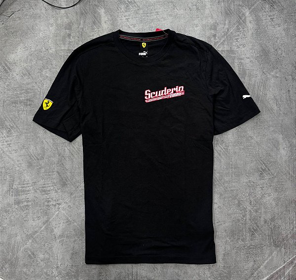 Camiseta Ferrari race Graphic tee - Black