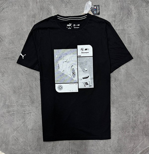 Camiseta Masculina Puma BMW MMS Car Graphic