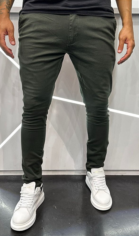 Calça Presence verde escuro - 7127