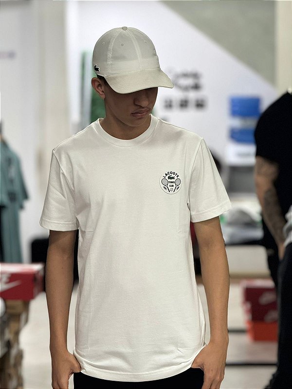 CAMISETA LACOSTE SPORT TENNIS CLUB- BRANCA