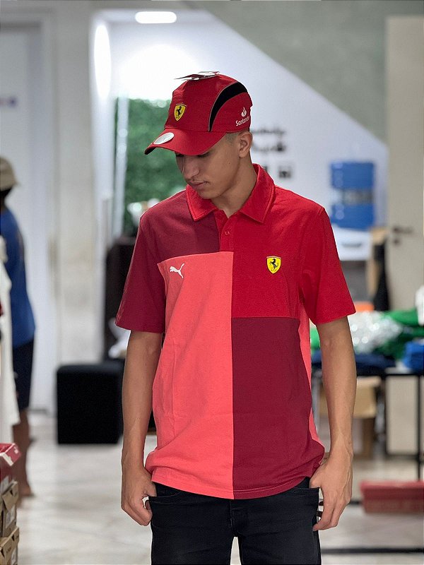 Polo Ferrari 3 cores - 630212-02