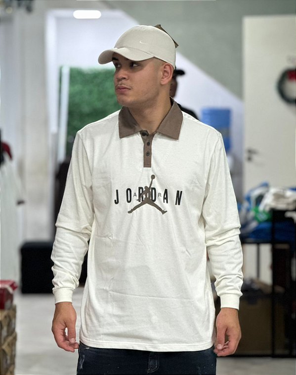 Polo Jordan Essentials manga Longa - DV7654-133