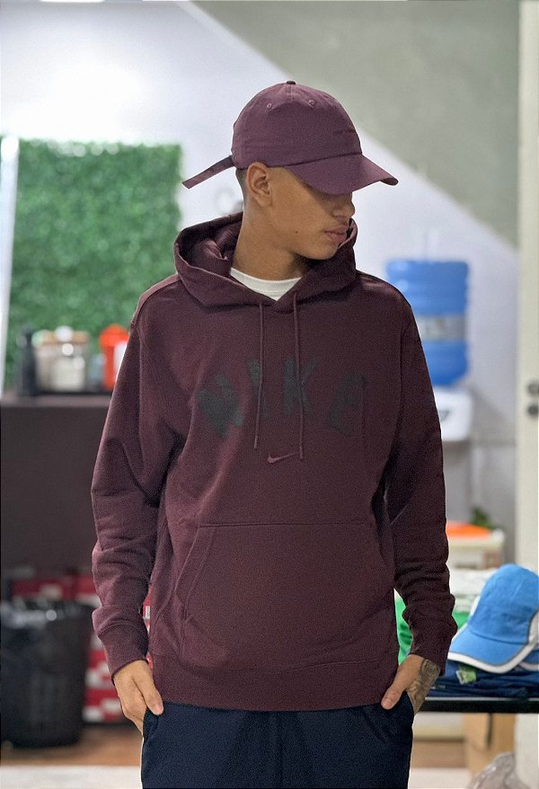 Moletom nike vinho -FV9919-652